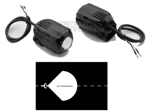 Hawk FOG light přídavná mlhová světla černá SW-Motech