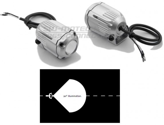 Hawk FOG light přídavná mlhová světla stříbrná SW-Motech