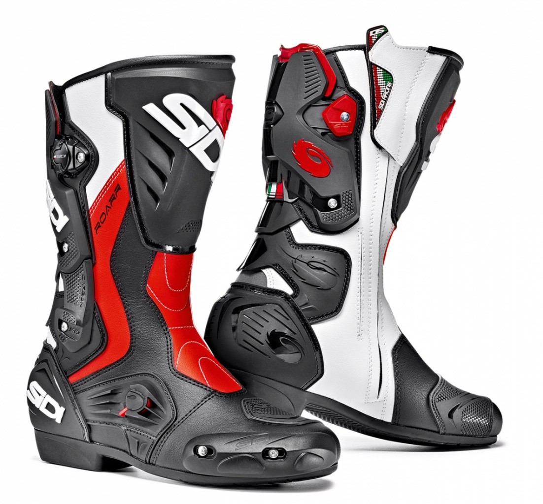 Sidi ROARR - sportovní motocyklové boty - Black/RedFluo/White