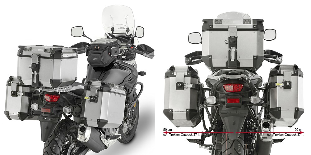 Suzuki V-Strom 650 (17-) - nosič hliníkových bočních kufrů Givi
