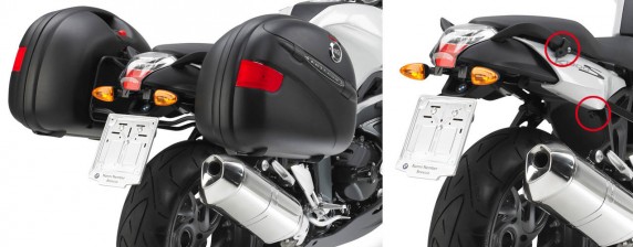 BMW K 1200 S (05-08) - demontovatelný boční nosič Givi