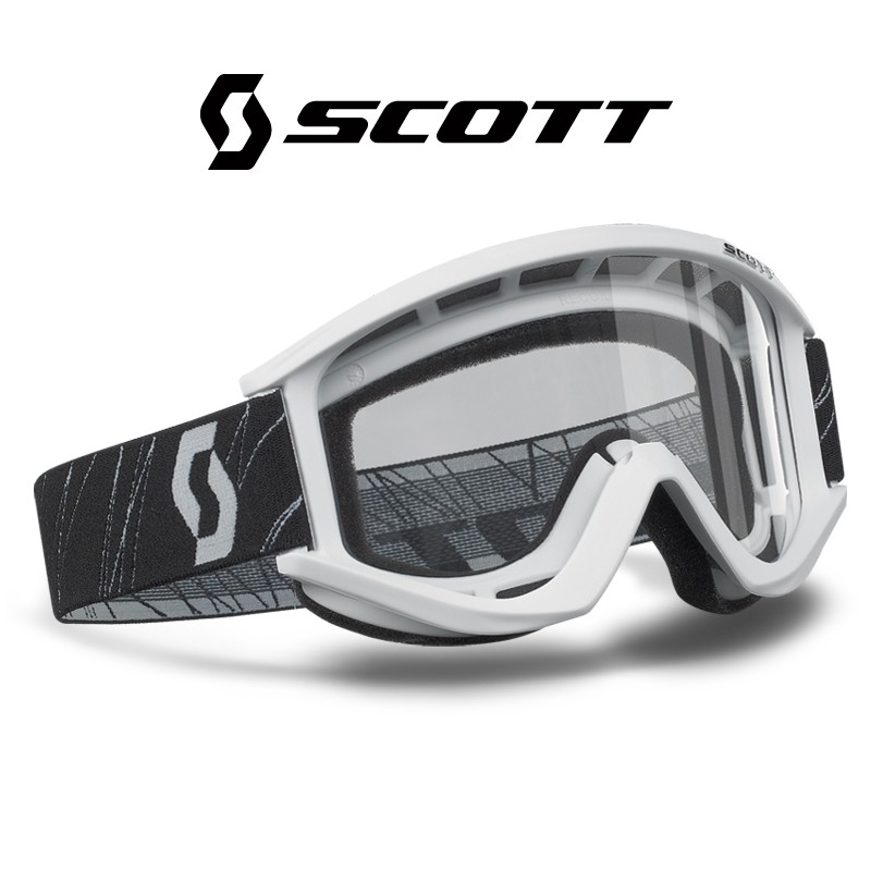 Motokrosové brýle SCOTT RECOILXI bílé , čiré sklo