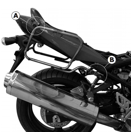 Suzuki GSF 650 Bandit / S K9, L0, L1, L2, L3, L4 (09-13) - nosič