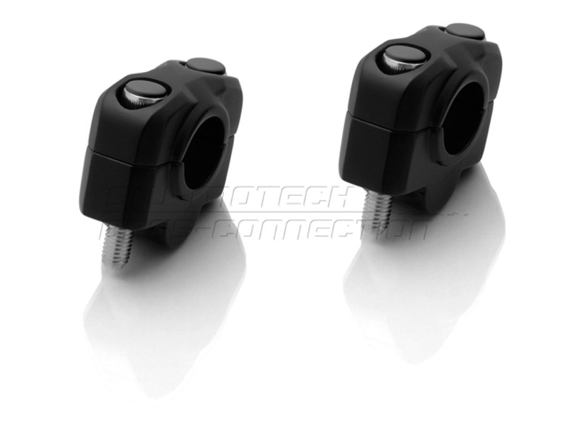 Zvýšení řidítek o 20 mm, pro řídítka Ø 22 mm, černé, SW-Motech