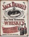 Jack Daniels - Sippin Whiskey - plechová cedule,