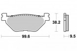 Brzdové destičky SBS 769LS