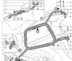 Honda XL 1000 V Varadero 07- boční nosič EVO SW-Motech 