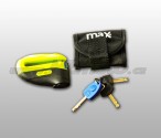 Kotoučový zámek Max 501J Yellow, čep 10mm