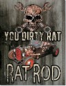You Dirty Rat Rod - plechová cedule, 40x32 cm