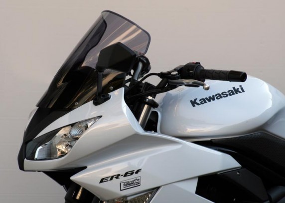 Kawasaki ER-6 F (09-11) MRA plexi Racing, čiré