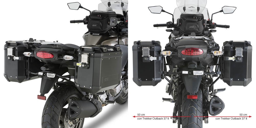 Kawasaki Versys 1000 (12-14) - nosič bočních hliníkových kufrů,