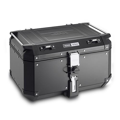 Hliníkový kufr 58 l. Givi Trekker Outback OBKN58B, horní černý