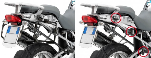 BMW R 1200 GS (04-12) demontovatelný boční nosič Givi PLR684