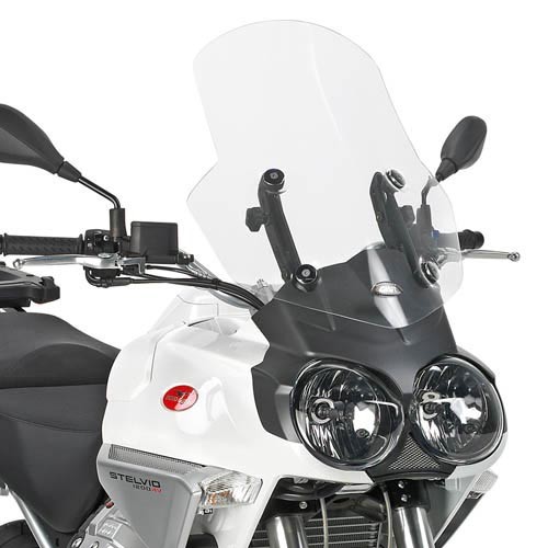 Guzzi Stelvio 1200 (08-10) - čiré plexi Givi D610ST