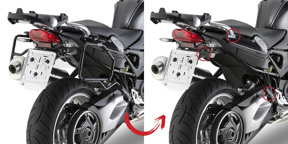 BMW F 800 GT (13-17) - nosič bočních kufrů Givi PLR5109
