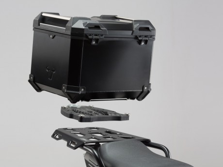 Sada - horní nosič ALU-RACK a horní hliníkový kufr TRAX Adv