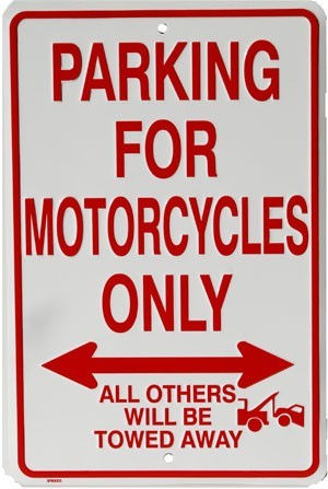 Motorcycles Parking Only - SP80003