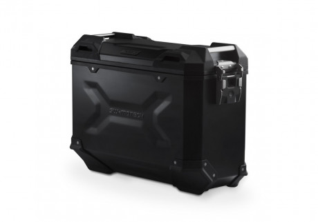 Hliníkový, roboticky svařovaný kufr TRAX Adventure o objemu 37 litrů.