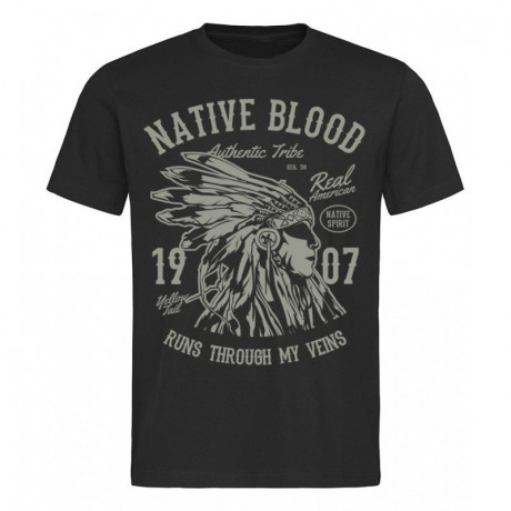 Pánské tričko Native Blood černé