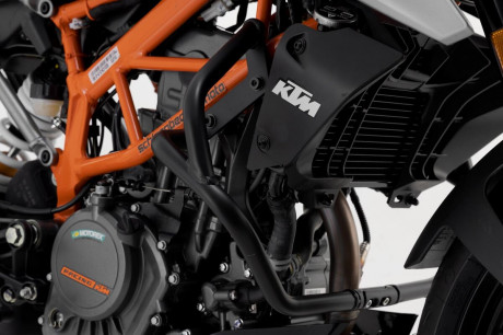 KTM 125 Duke (21-) KTM IS Duke - padací rámy černé, SW-Motech