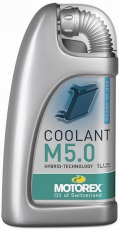 MOTOREX Coolant M5.0 1 l. - chladící kapalina pro motocykly 1 l.