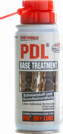 PDL Base Treatment - čistič a mazivo na řetězy v jednom 100 ml.