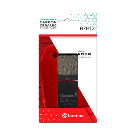 Brzdové destičky Brembo 07017