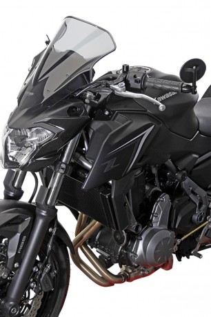 Ilustrační obrázek tvaru plexi na motorcyklu v jiné barevné variantě