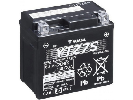 Motobaterie Yuasa YTZ7S 12V 6Ah