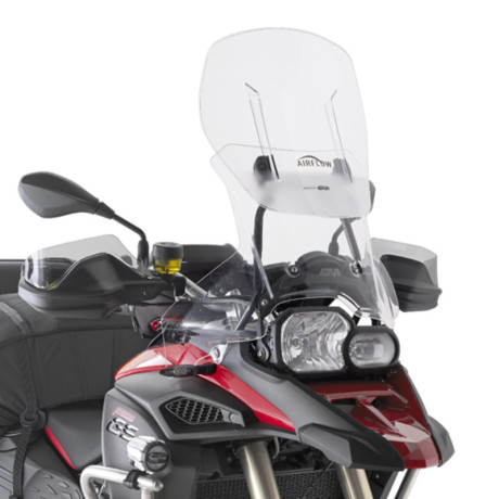 BMW F 800 GS Adventure (13-17) - plexi čiré Airflow Givi AF5110