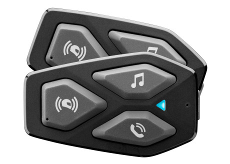 Bluetooth headset pro uzavřené a otevřené přilby Interphone U-COM3 Dualpack