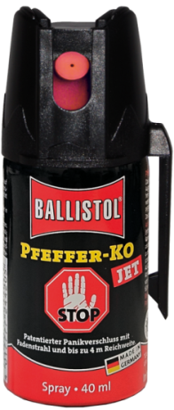 BALLISTOL Obranný sprej JET– sprej pro obranu proti zvířatům 40 ml 24420 Pepřový sprej