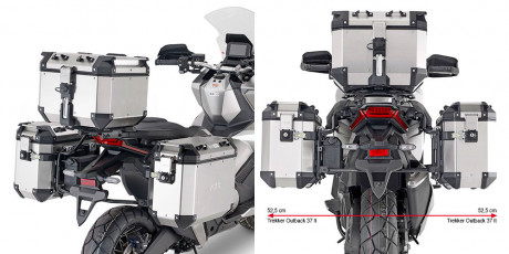 Honda X-ADV 750 (21-) - nosič bočních hliníkových kufrů Trekker Outback PLO1188MK