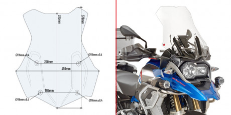 Čiré plexi Givi 5124 DT