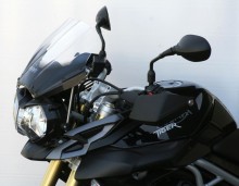 Triumph Tiger 800 XC / XCX / XRT / XCX (10-) - plexi touring MRA, kouřové 