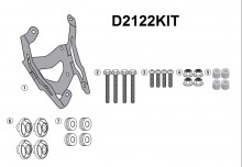 Yamaha MT-09 Tracer (15-17) - KIT D2122KIT pro montáž plexi 2122DT 