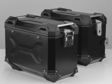 Honda NC 700 X / XD / S / SD (11-) - sada bočních kufrů TRAX Adventure 45 l s nosičem - černé 