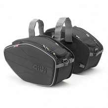 Givi EA101C boční brašny malé, černé, rozšiřitelné, objem 19-25 l 