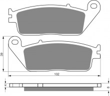 Brzdové destičky GOLDfren 022AD 
