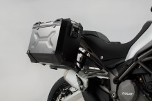 Ducati Multistrada 1200 Enduro (16-) - sada bočních kufrů TRAX Adventure 37 l. s nosičem - černé KFT.22.114.70000/B