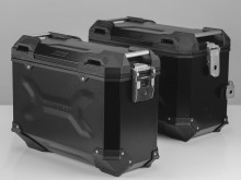 Suzuki DL 650 V-Strom (11-16) - sada bočních kufrů TRAX Adventure 45/37 l. s nosiči - černé 