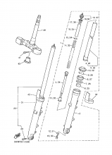 Yamaha XJR 1300 (02-06) - trubka přední vidlice, originální díl 