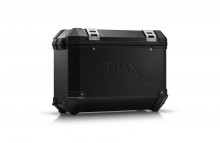 Hliníkový boční kufr TraX ® ION 37 litrů - černý levý 