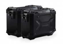 Honda CRF 1000 L Africa Twin (15-17) - sada bočních kufrů TRAX Adventure 45/37 l. s nosiči Černé kufry