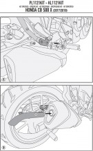 Honda CB 500 X (17-18) - montážní s...