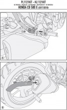Honda CB 500 X (17-18) - montážní s...