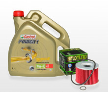 Castrol Power 1 10W40 4 l. + HF401 - ZDARMA olejový filtr Hiflofiltro 