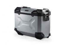 Hliníkový kufr TraX ® Adventure 37 litrů - stříbrný pravý 