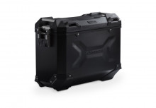 Hliníkový kufr TraX ® Adventure 37 litrů - černý levý 