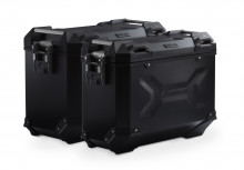 Moto Guzzi V85 TT (19-) - sada bočních kufrů TRAX Adventure s nosiči černé kufry